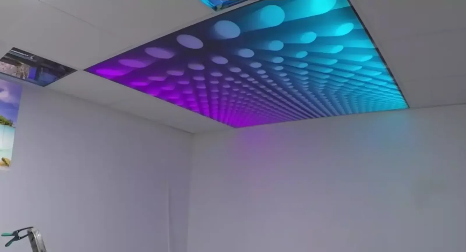 3D натяжной потолок для офиса — Белгород, улица Губкина, 25, фото 3