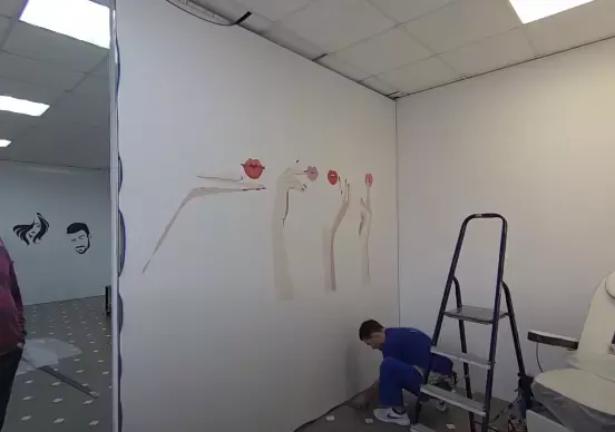 Натяжные стены — Белгород, улица Шумилова, 18, фото 3